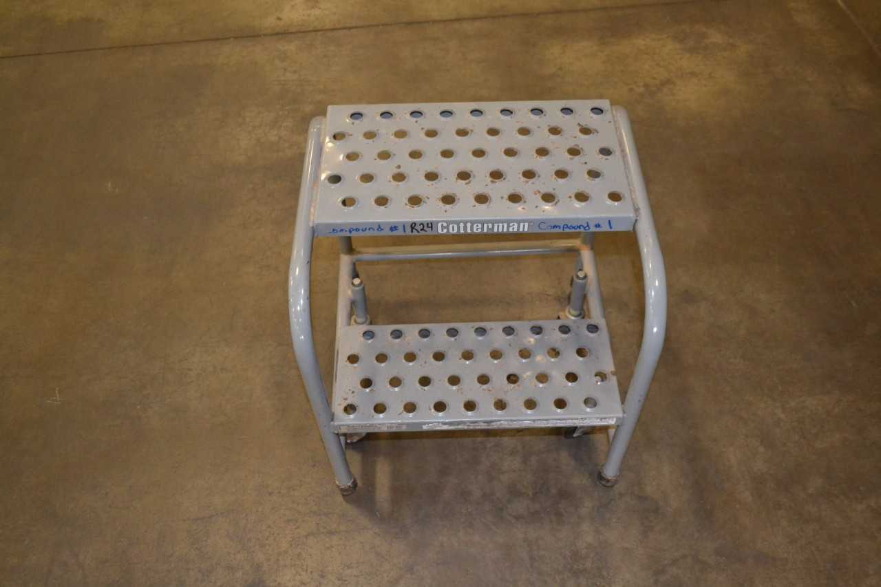 LOT OF 2 ROLLING STEPLADDERS - MISCELLANEOUS