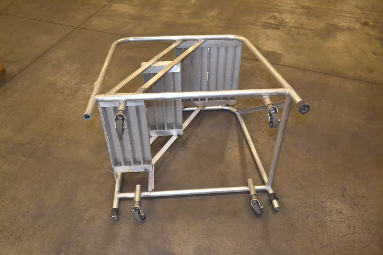 LOT OF 2 ROLLING STEPLADDERS - MISCELLANEOUS