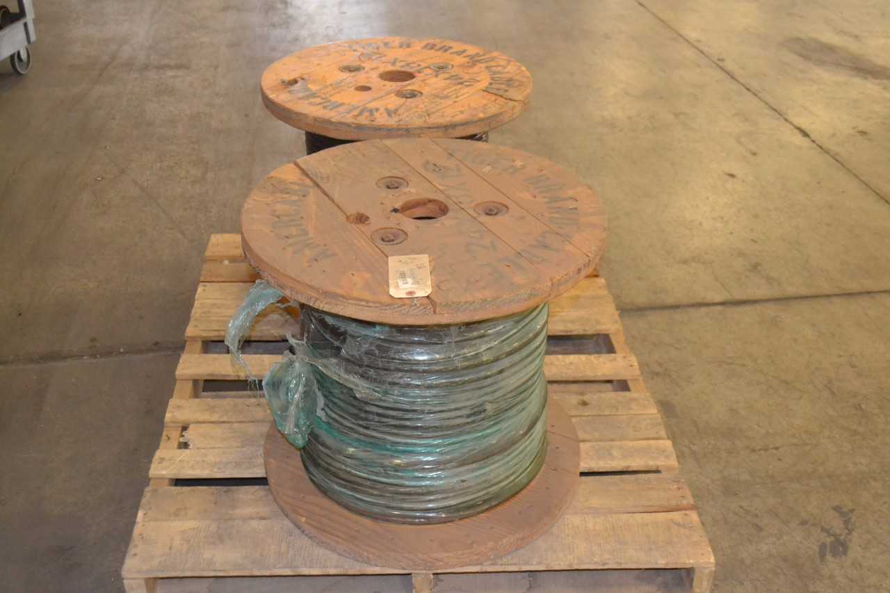 LOT OF 2 SPOOLS OF NEXANS AMERCABLE CABLE WIRE - MISCELLANEOUS