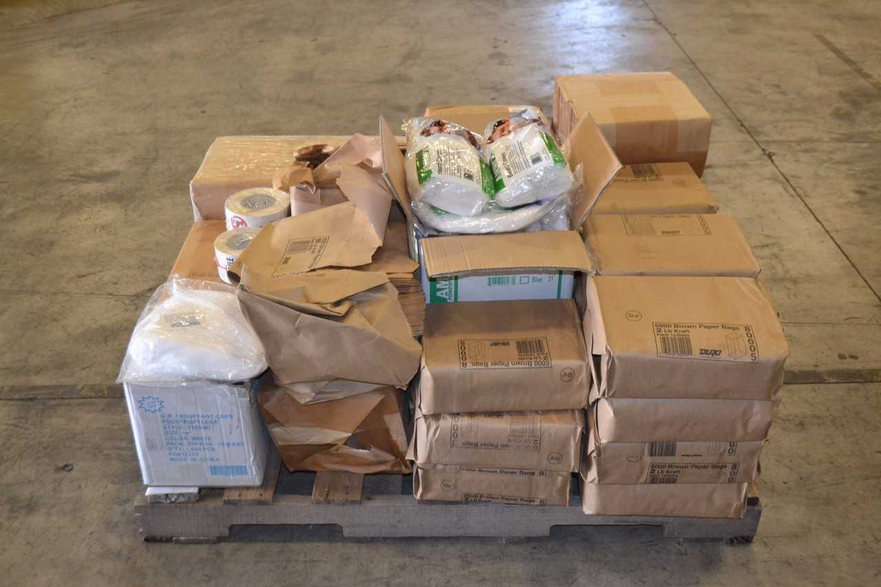 1 PALLET OF ASSORTED SANITARY SUPPLIES - MISCELLANEOUS