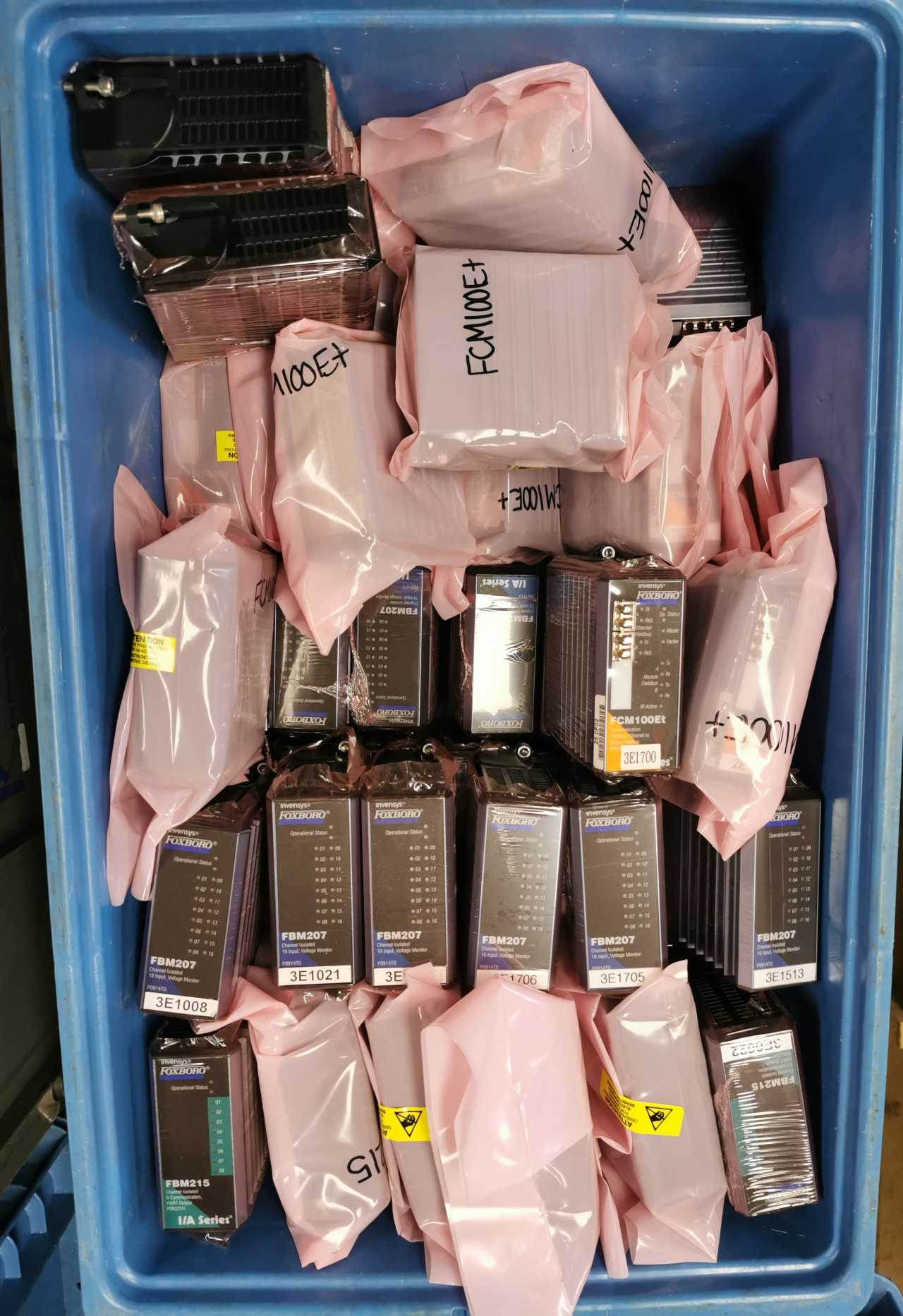 8 bins of Foxboro I/A Series PLC Modules - INDUSTRIAL PARTS