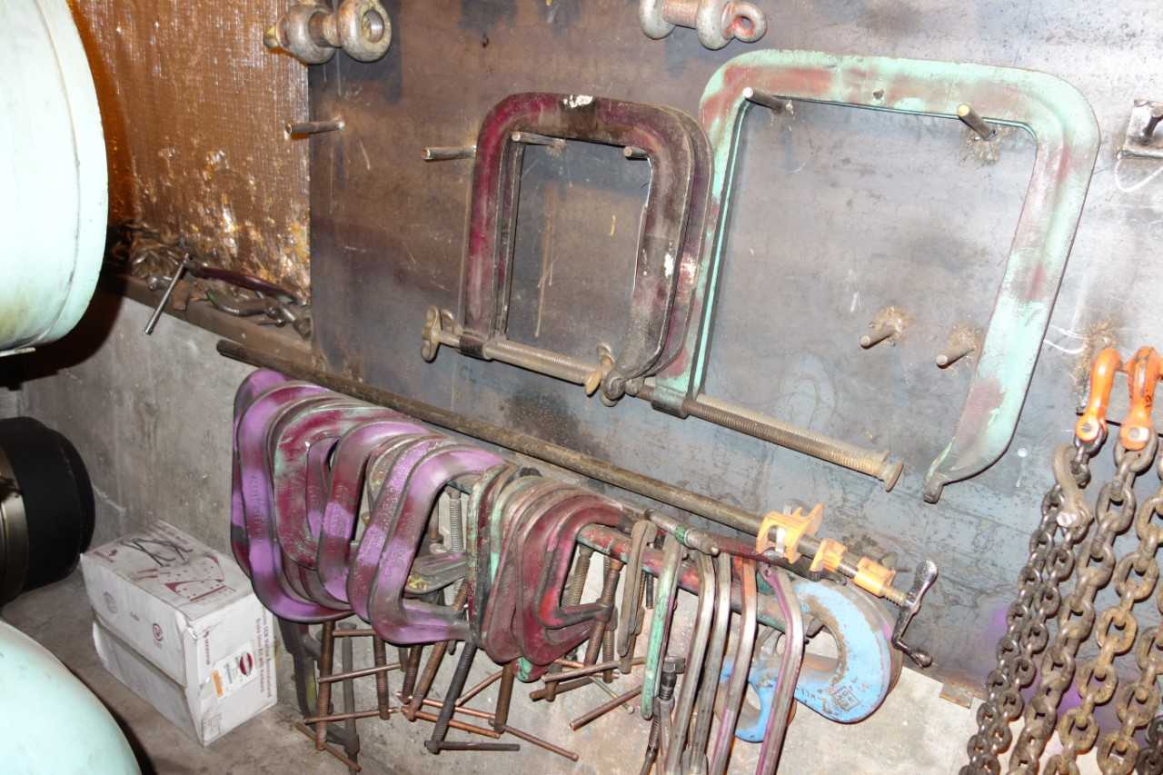LOT OF C-CLAMPS - HAND TOOLS