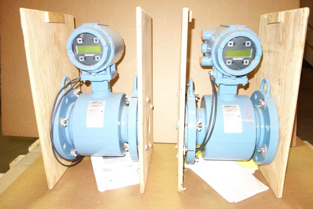 LOT OF ROSEMOUNT MAGNETIC FLOWTUBE WITH ROSEMOUNT TRANSMITTER - INSTRUMENTATION