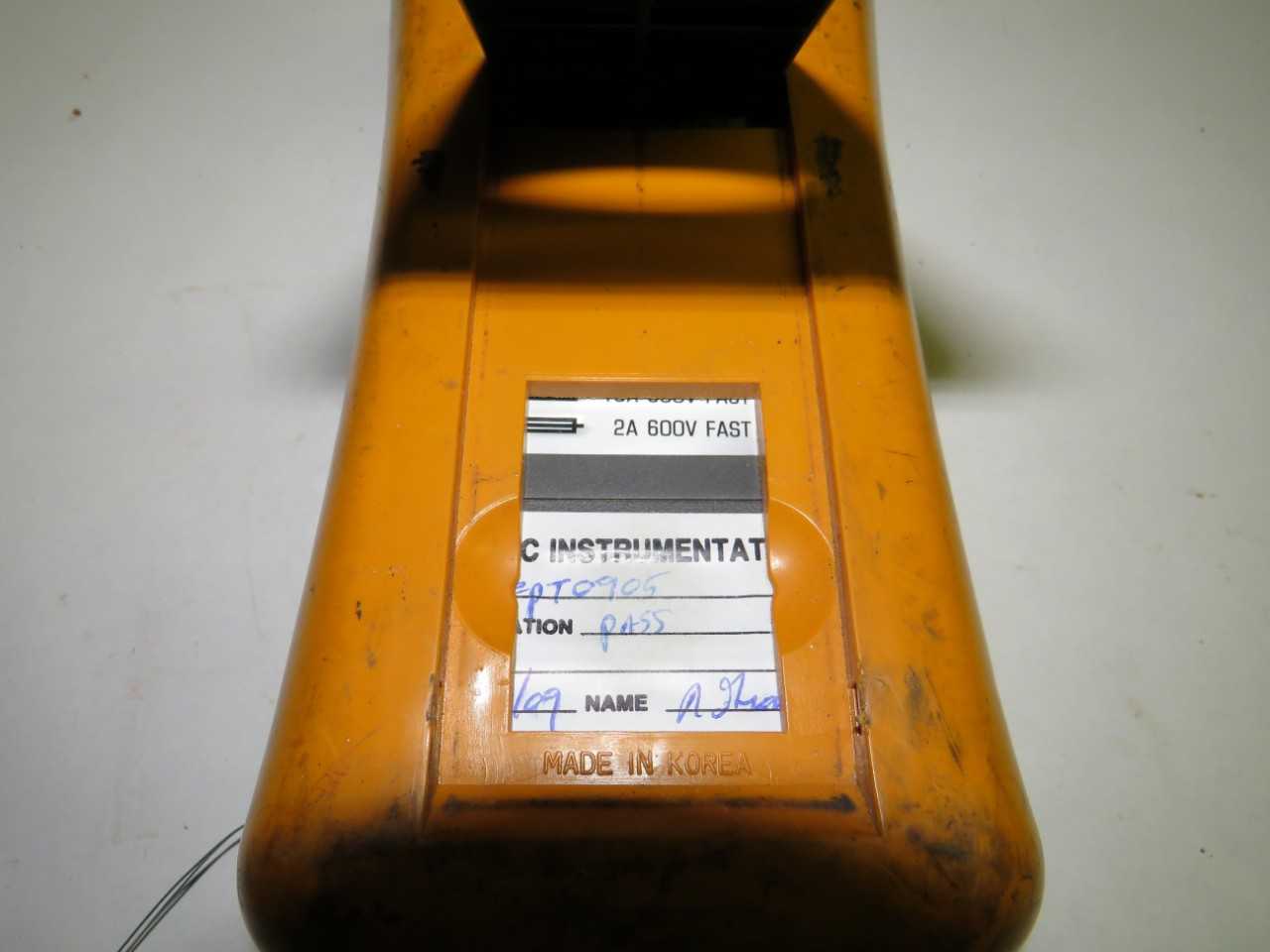 RCC 500 DIGITAL MULTIMETER - ELECTRIC POWER TOOLS