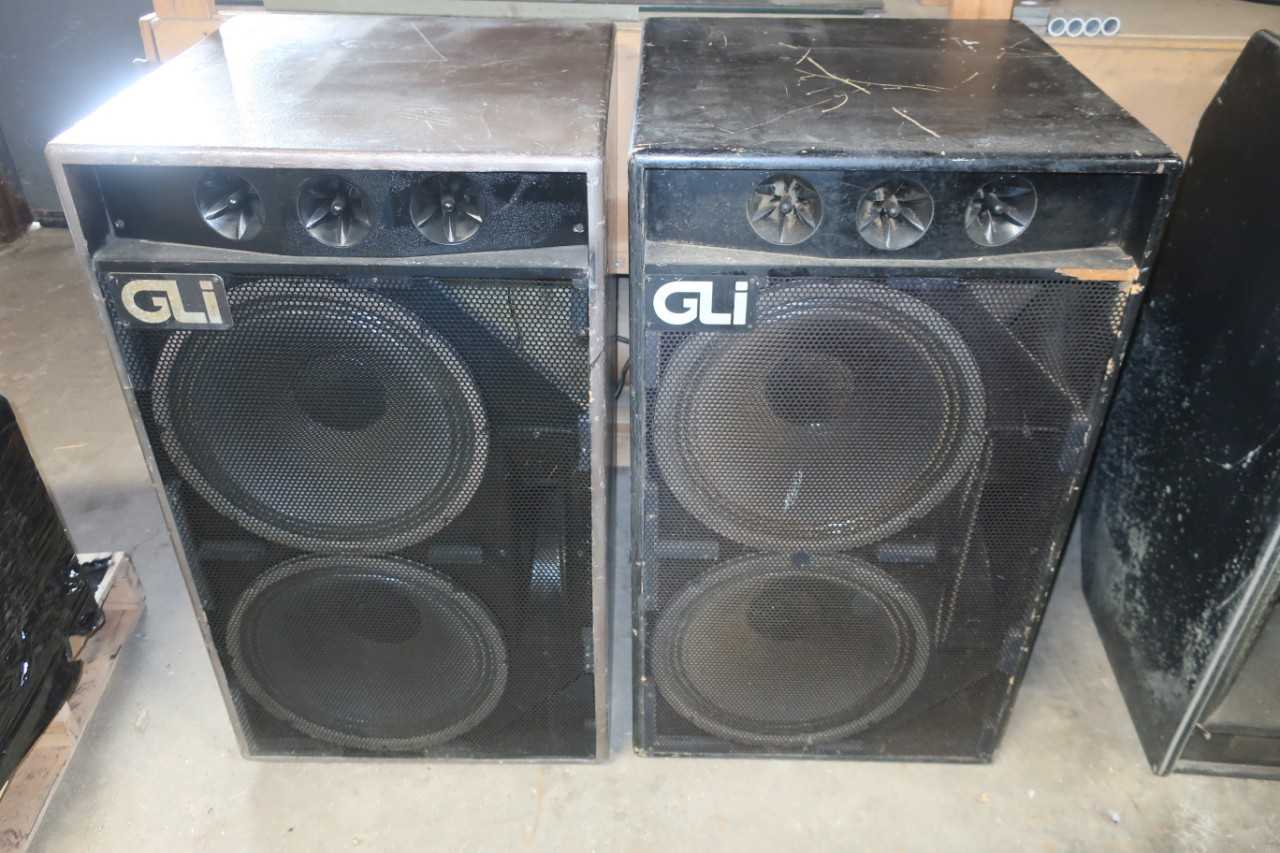 LOT OF 2 GLI SPEAKERS - MISCELLANEOUS
