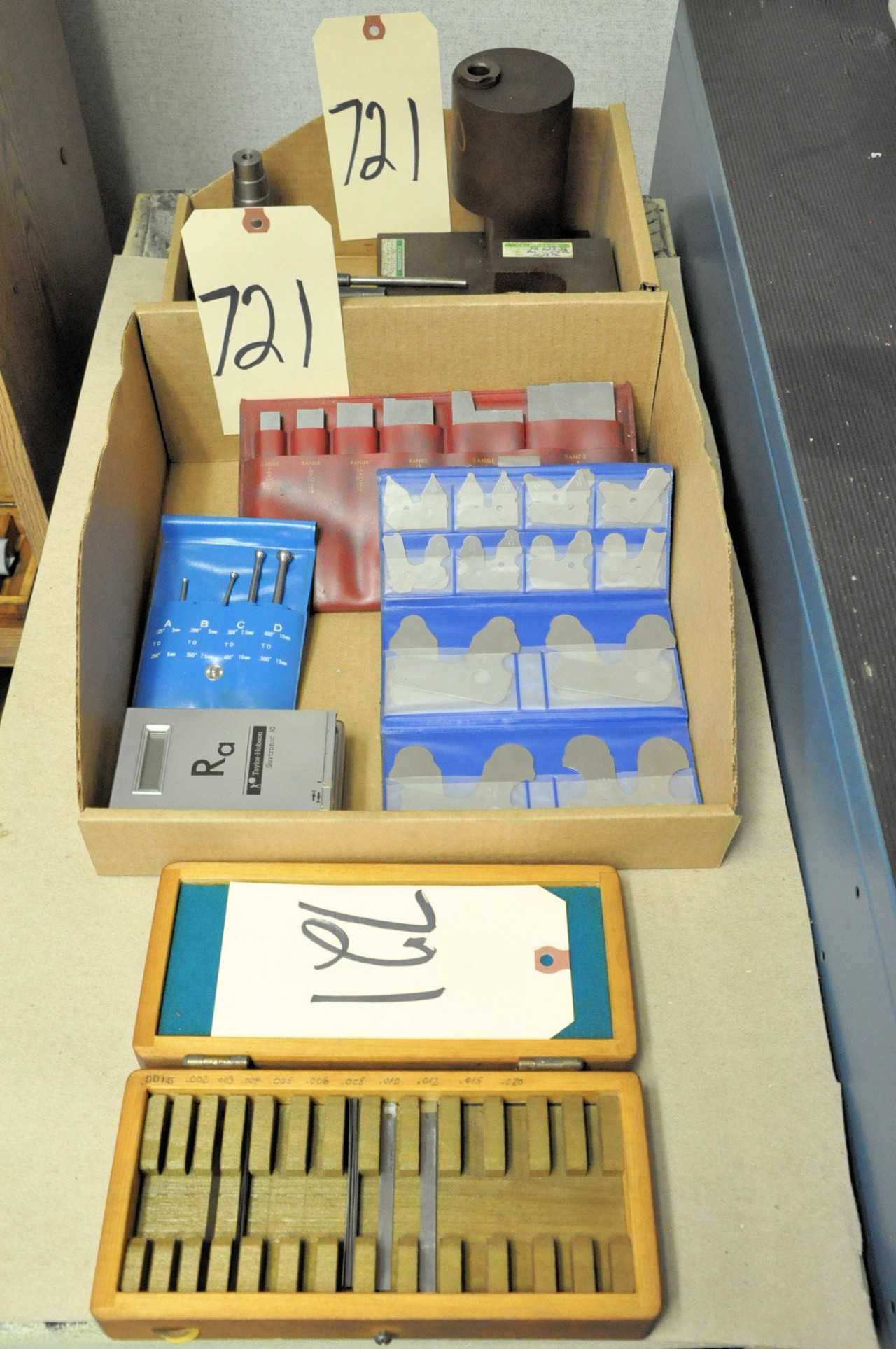 Radius Gauges Feeler Gauges Taylor Hobson Surftronic 10 Unit Gauge Blocks and Setup in 2 Boxes and 1 Case - INSTRUMENTATION