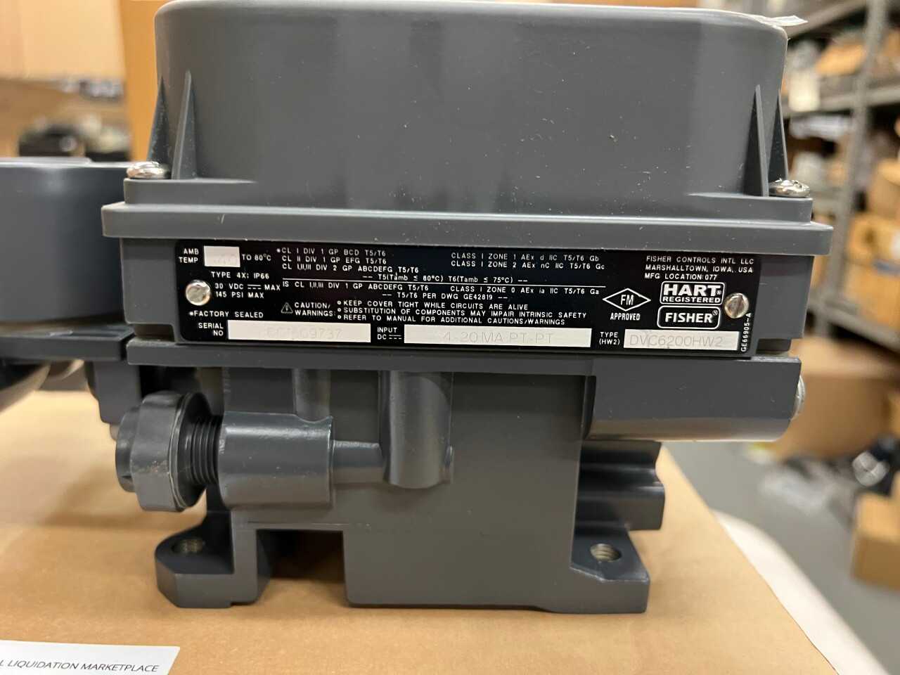 Fisher DVC6200HW2 valve positioner - VALVES