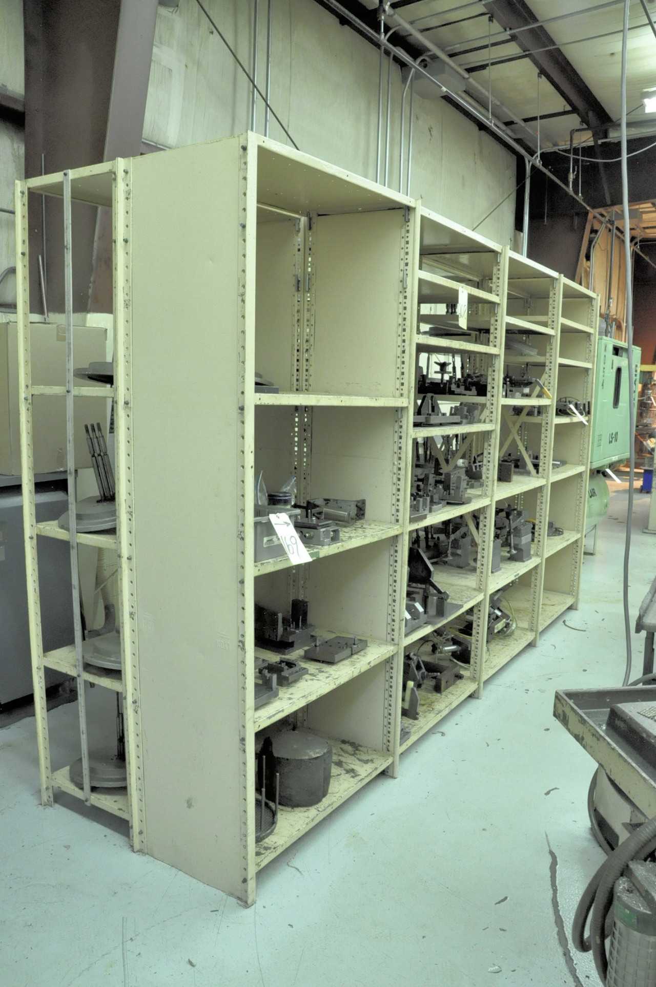 Lot-(8) Sections of Shelving 84"H X 36"W X 18"D, (Contents Not - SHELVING