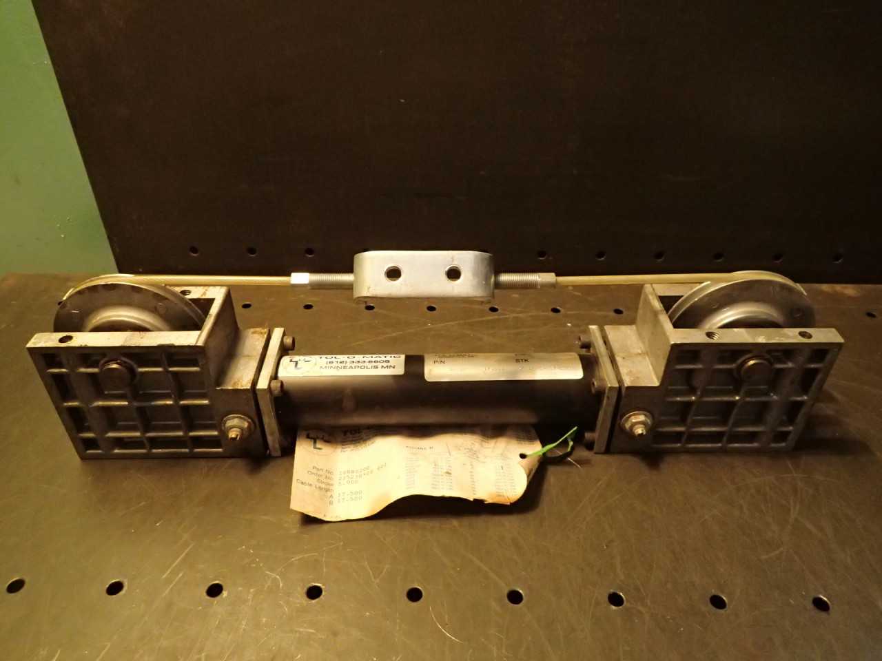 Tolomatic 10080200 Pneumatic Cable Cylinder Linear Actuator 1.5" Bore 5" Stroke - HYDRAULIC CYLINDERS