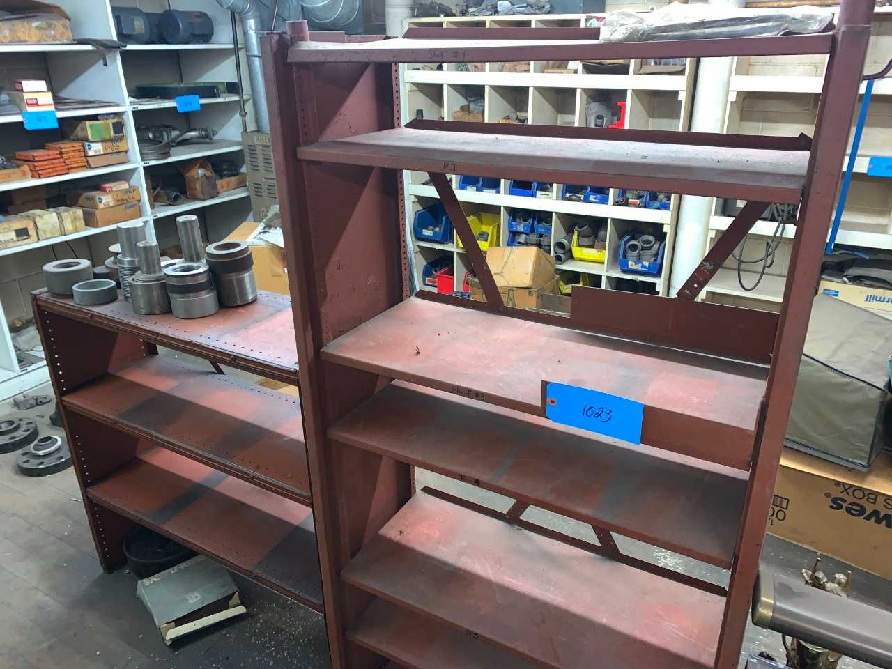 Metal Shelving units with all contents - SHELVING