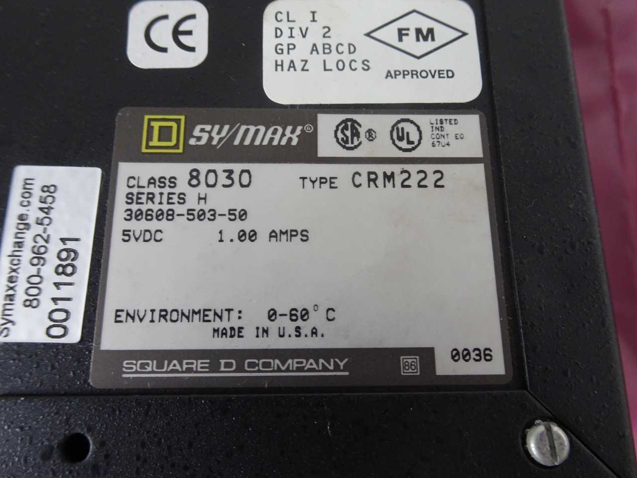 Square D 6030 Controller - AUTOMATION & CONTROLS