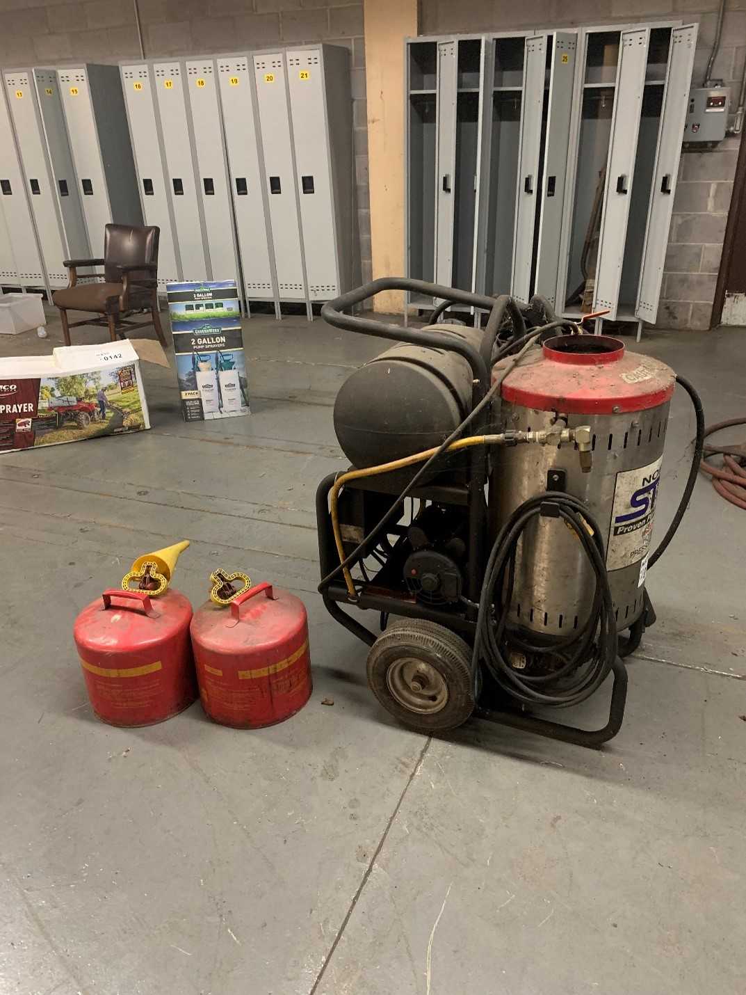 Steam Cleaner with gas cans - PLANT & FACILITY