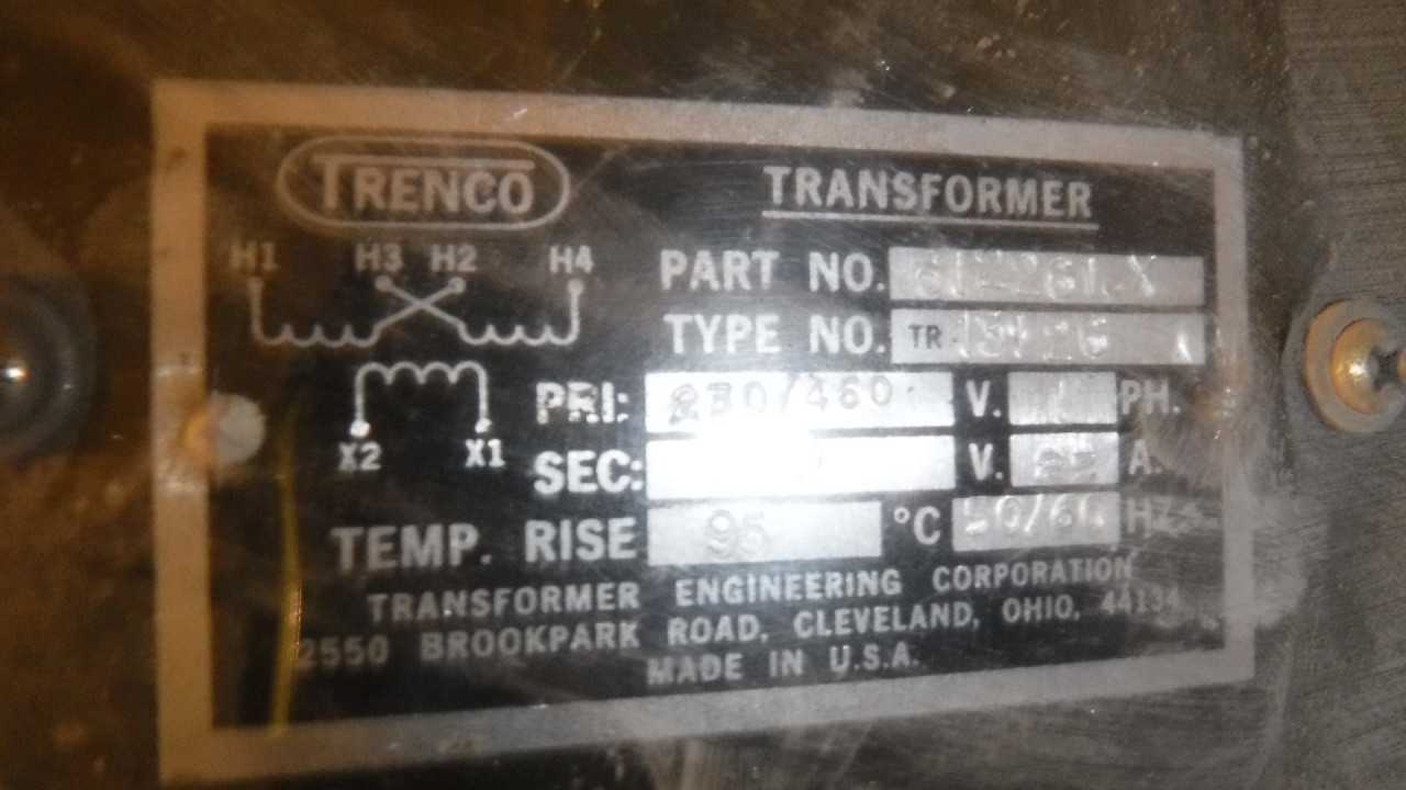 Lot of 5 Transformers - CONTROL TRANSFORMERS