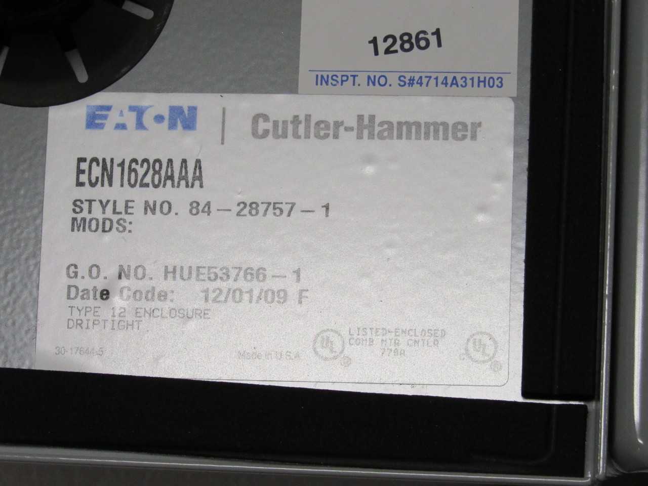 Eaton Combination Starter w/ Disconnect - MOTOR STARTERS