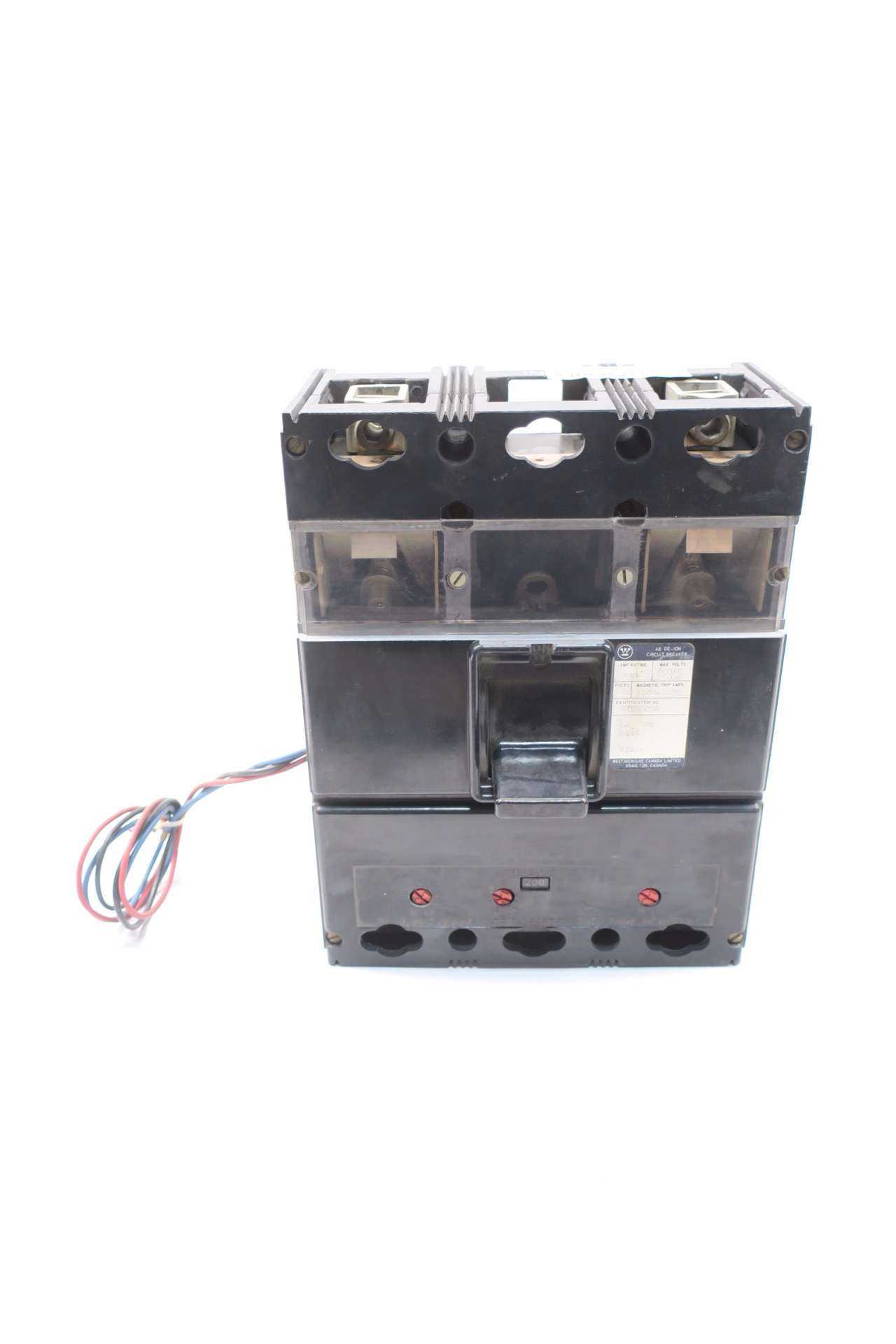 WESTINGHOUSE LA2200S AB DE-ION 2P 200A AMP 600V-AC CIRCUIT BREAKER - CIRCUIT BREAKERS