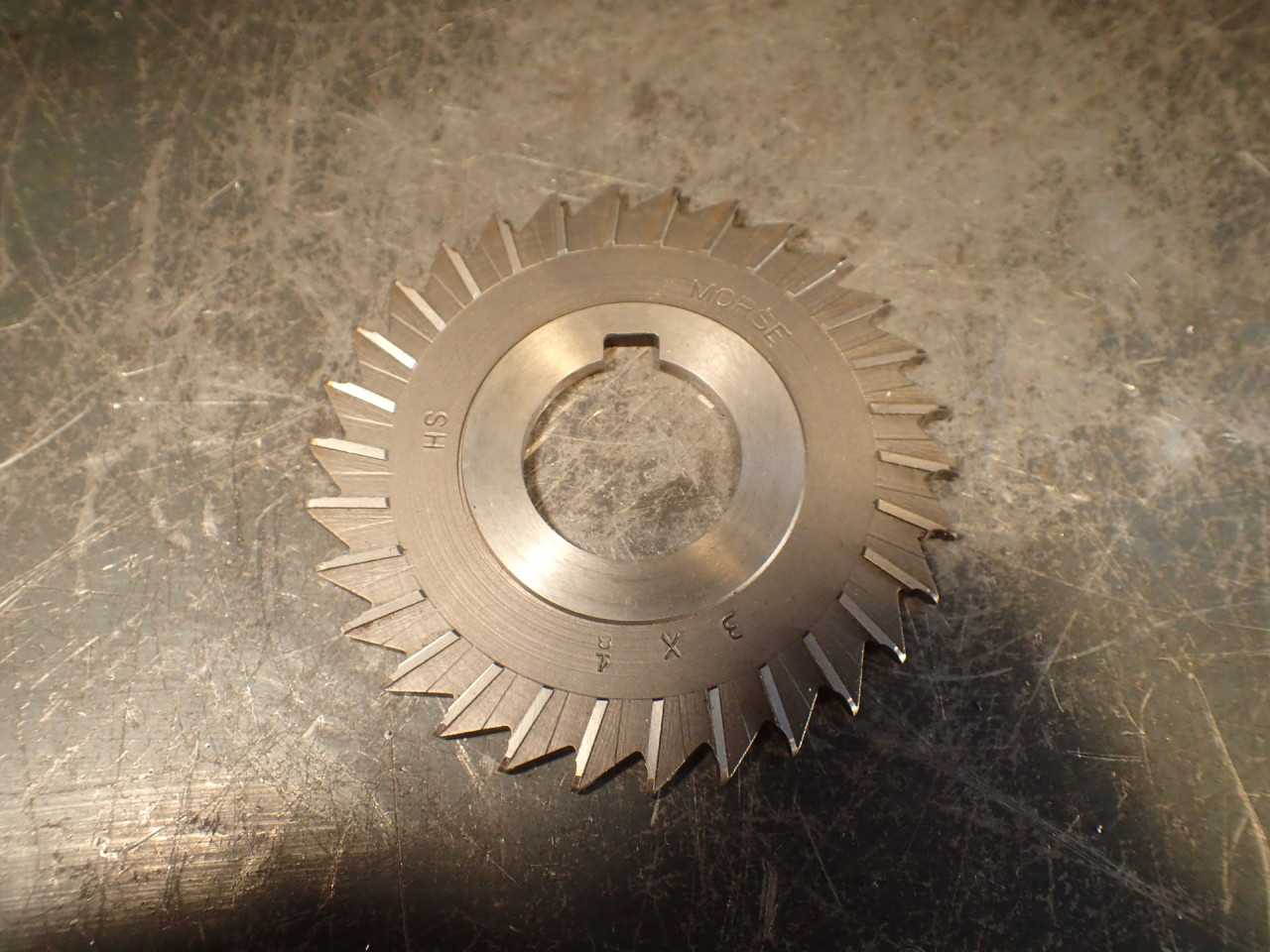 Morse 1/8" Circle (1/16" radius) Convex Mill Milling Cutter: 3" OD 1" Arbor Hole - MILLING TOOLS