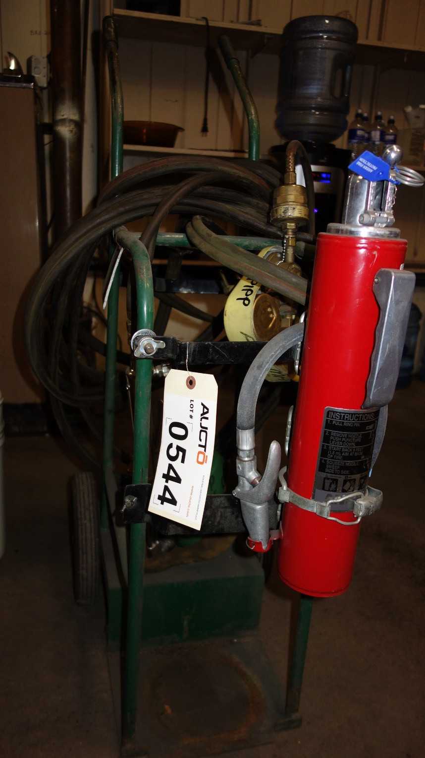 OXYACETYLENE WELDING TORCH CART - WELDING EQUIPMENT