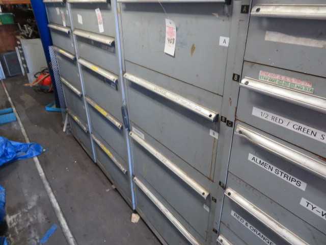 4- Drawer Cabinet and Contents, Lista - MISCELLANEOUS