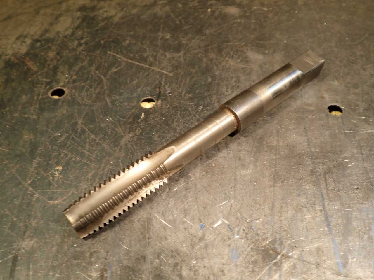 Bendix Besly 5/8" -11 NC 6" Extension Hand Thread Tap: 4-Flute, HS, GH-3, Used - HOLEMAKING TOOLS