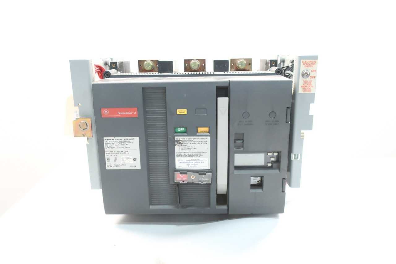 Ge SHD08B208 Power Break Ii Hi-break Insulated Case Circuit Breaker 800A - CIRCUIT BREAKERS Ge SHD08B208 Power Break Ii Hi-break Insulated Case Circuit Breaker 800A - CIRCUIT BREAKERS