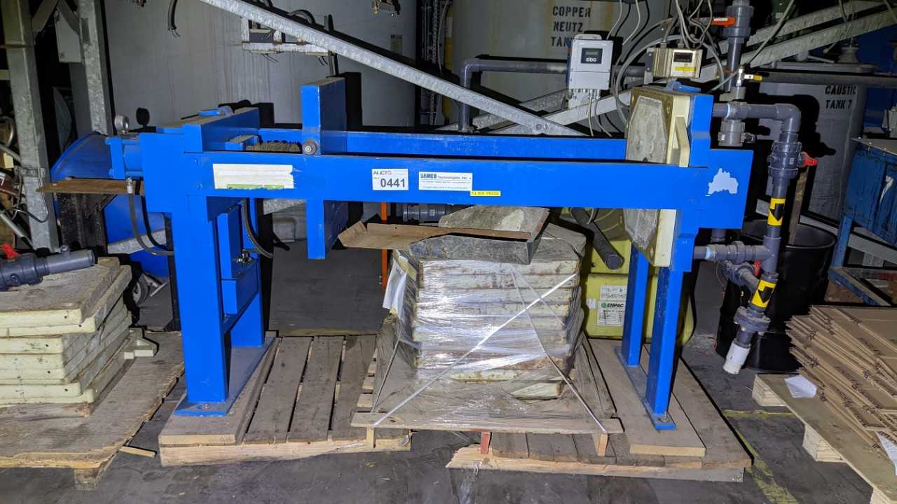 SAMCO FILTER PRESS - PROCESS EQUIPMENT