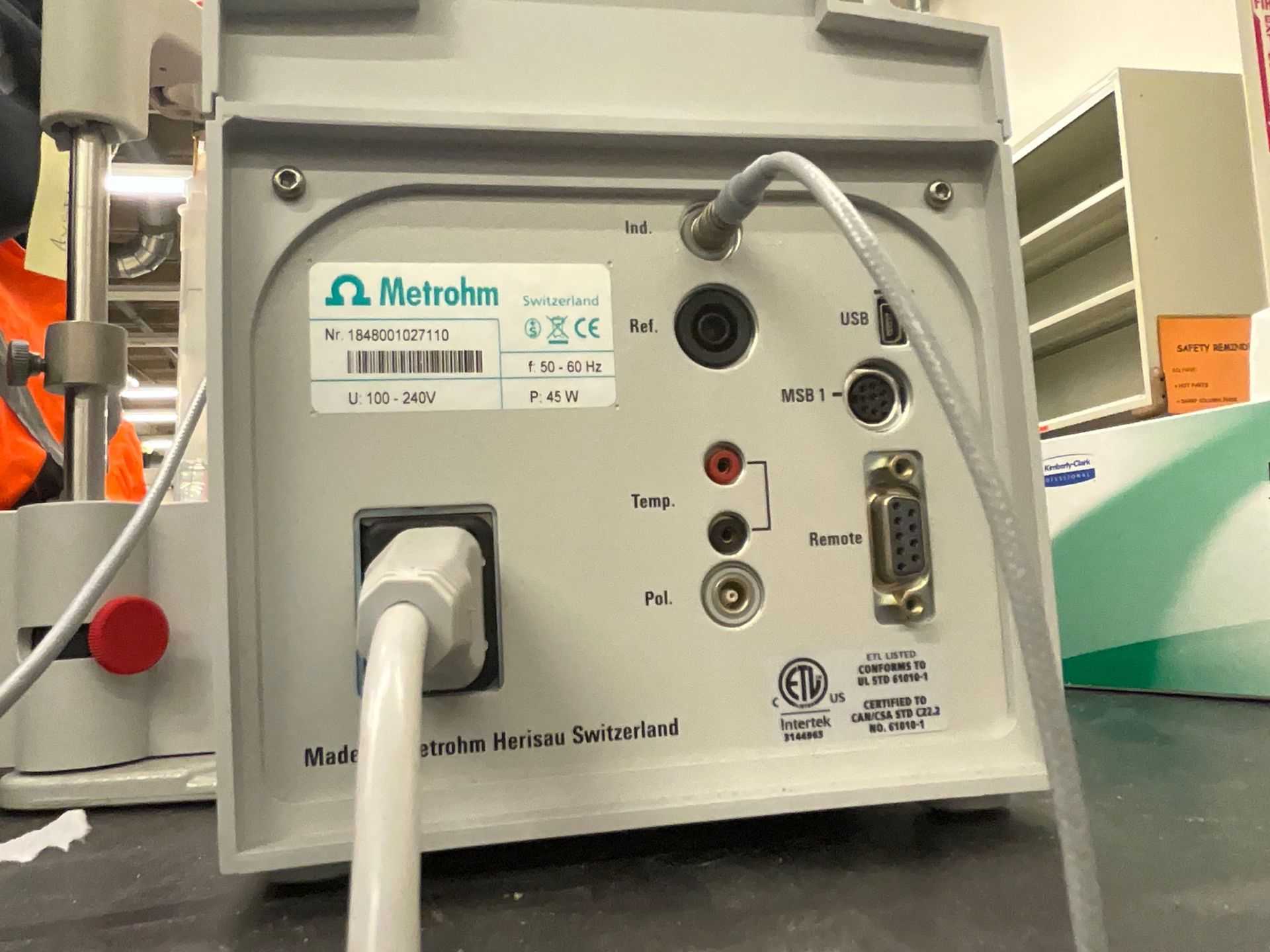 METROHM 848 TITRINO PLUS MANUAL TITRATION SYSTEM