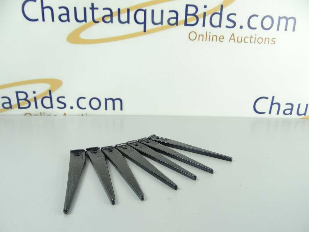New Lot of 7 Cleveland Drill Drift Keys Number 1 - MACHINING EQUIPMENT