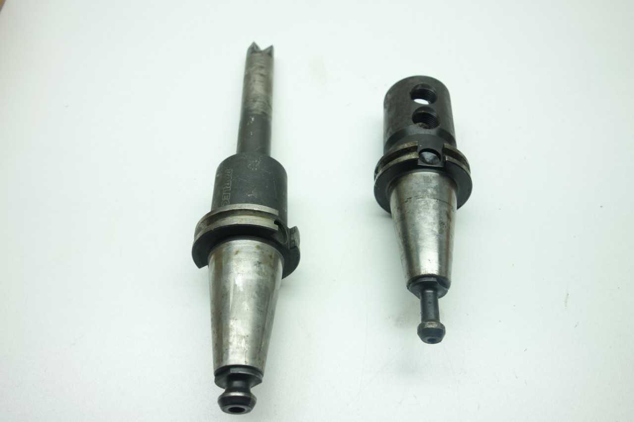LOT OF ASSORTED CAT40 TOOL HOLDERS - PRECISION COMPONENTS - ELECTRIC POWER TOOLS
