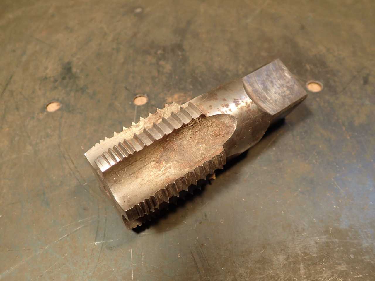 Wood & Spencer 1-1/4" NPTF NPT-Dryseal Interrupted Thread Hand Tap: 5-Flute, USA - END MILLS