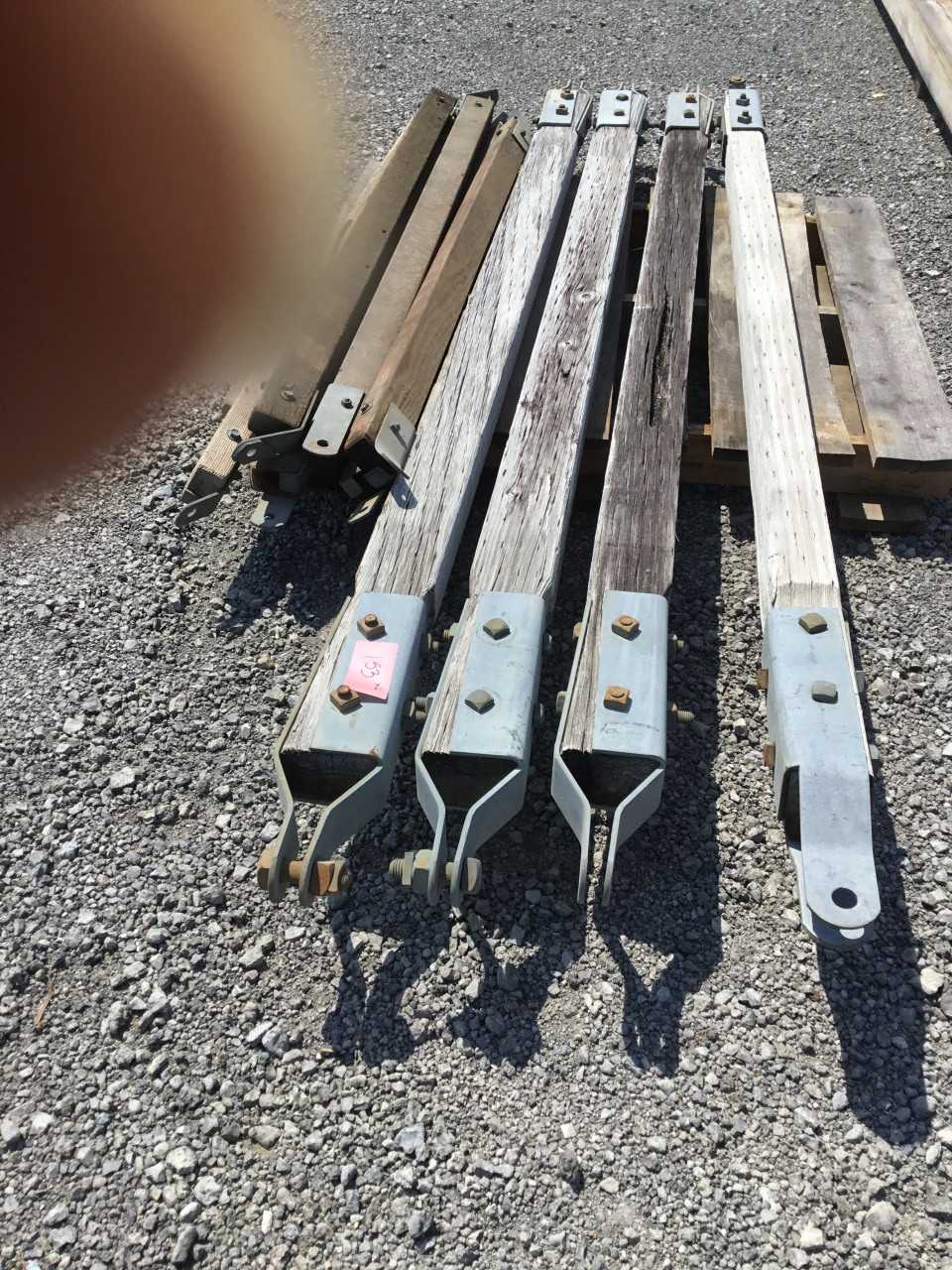 Lot of Two Pallets of Wooden Poles - MISCELLANEOUS