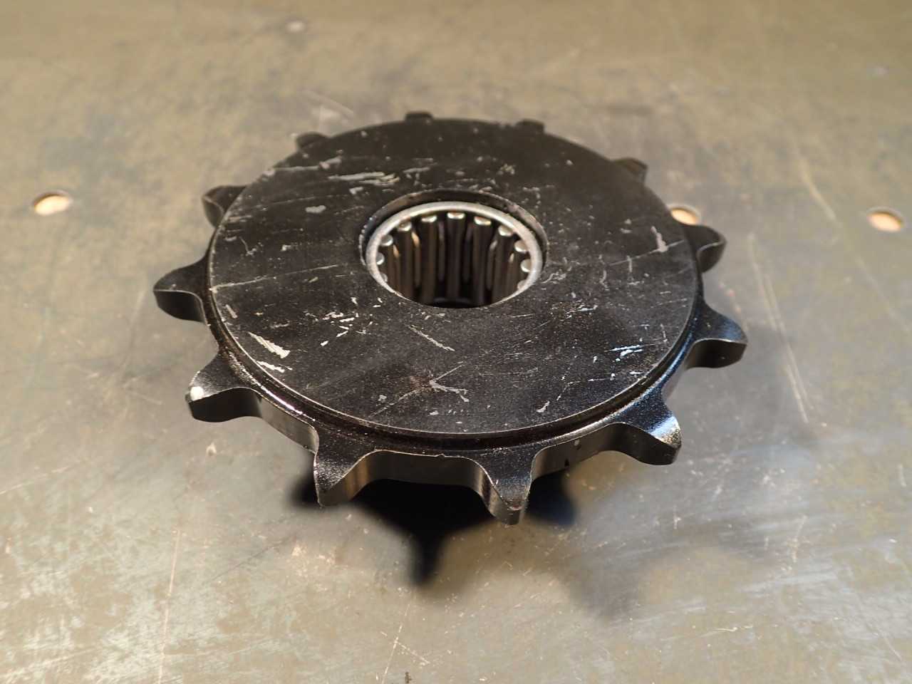 Boston H922 Idler B504 Block Chain Sprocket: 12-Tooth, 1" Needle Bearing Hub NOS - SPROCKET