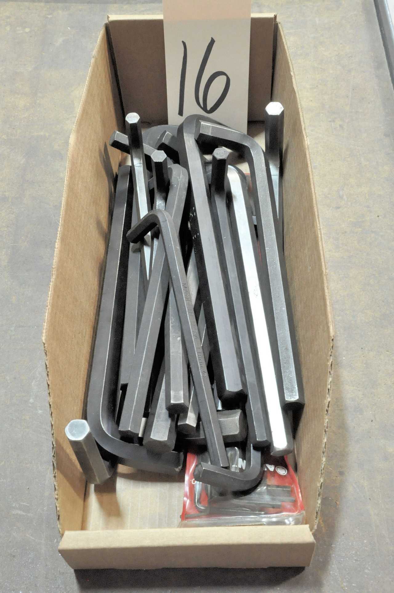 Lot-Large Allen Wrenches in (1) Box - HAND TOOLS
