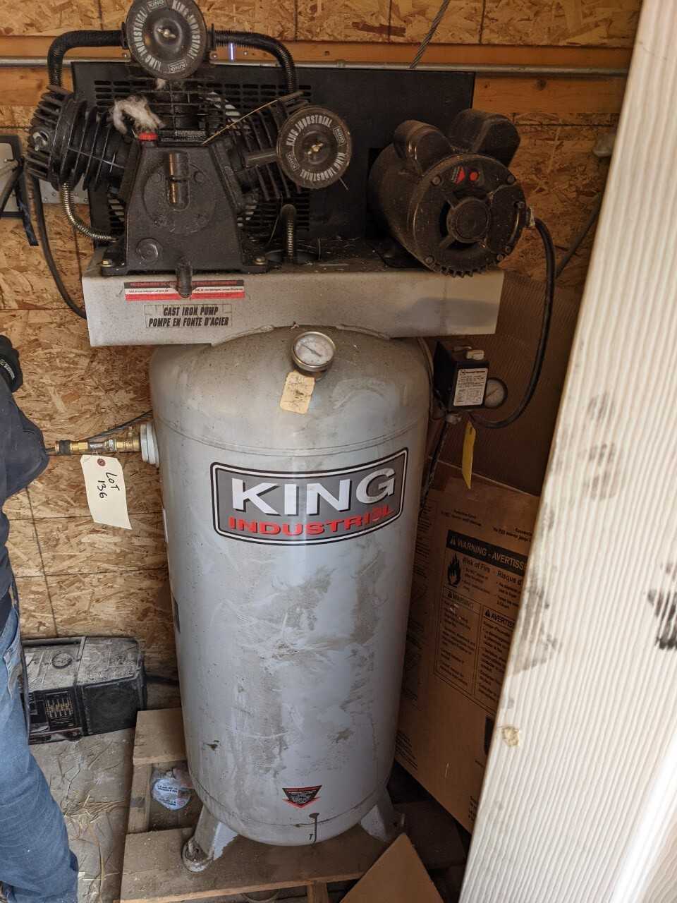 King Industrial air compressor - AIR COMPRESSORS King Industrial air compressor - AIR COMPRESSORS