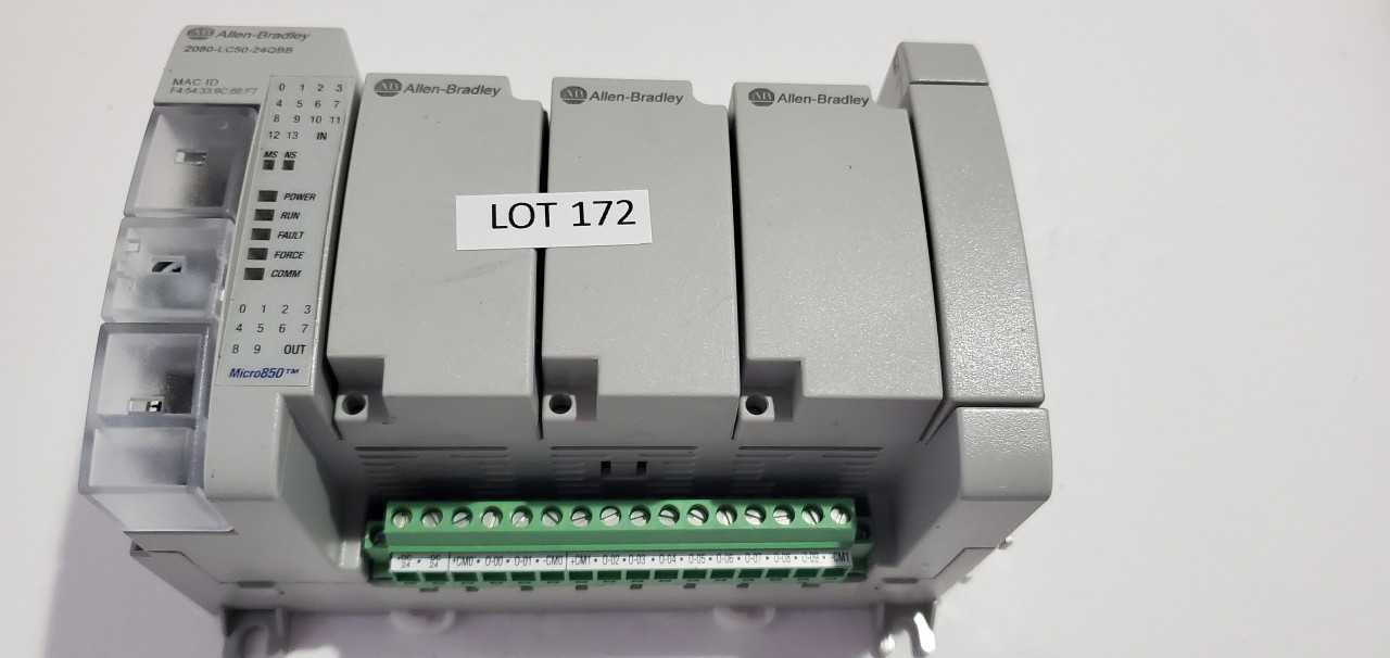 Allen Bradley Micro 850 2080-LC50-24QBB PLC - AUTOMATION & CONTROLS