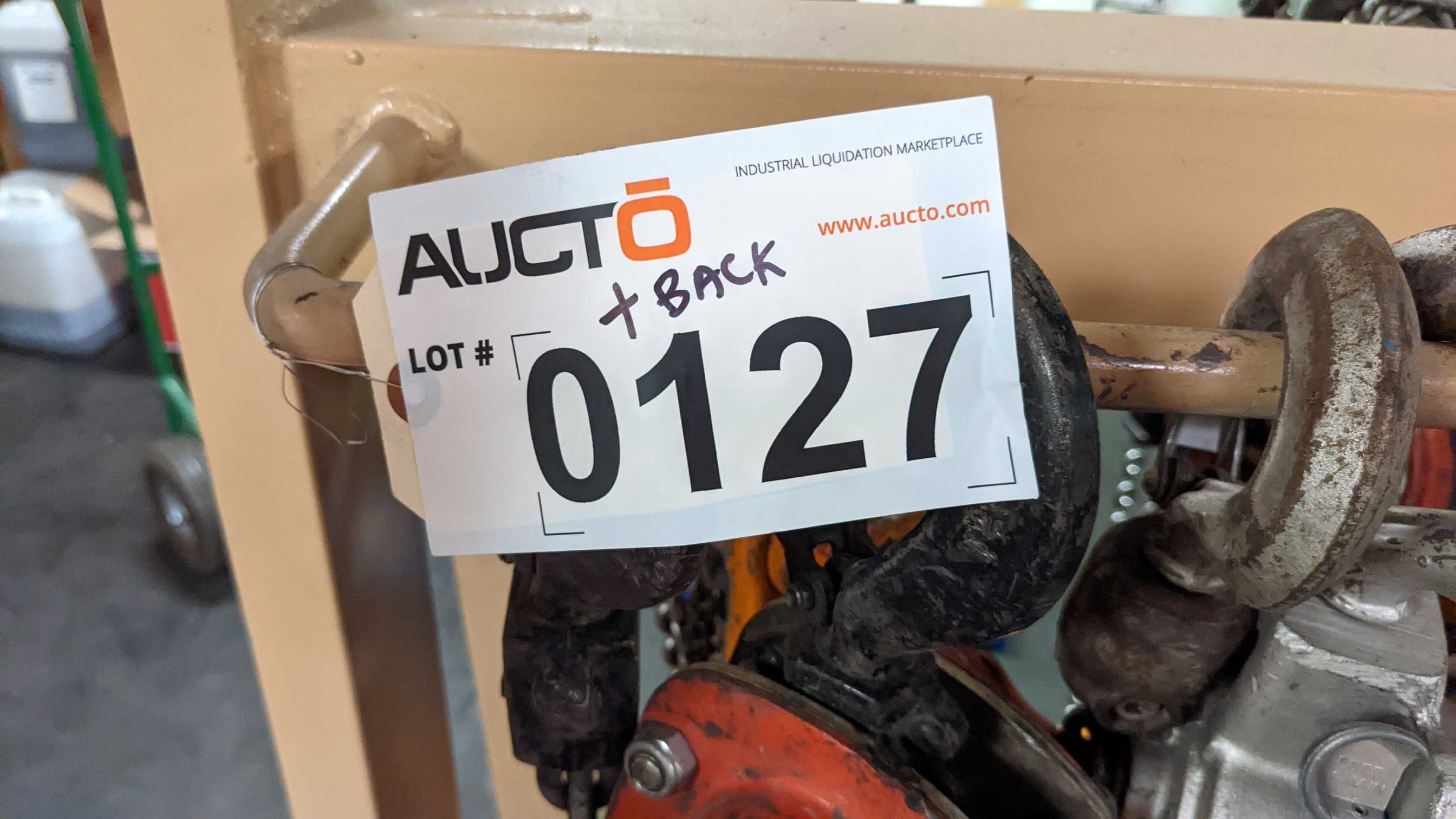 LOT OF COME ALONGS AND CHAIN FALLS - LIFTING EQUIPMENT