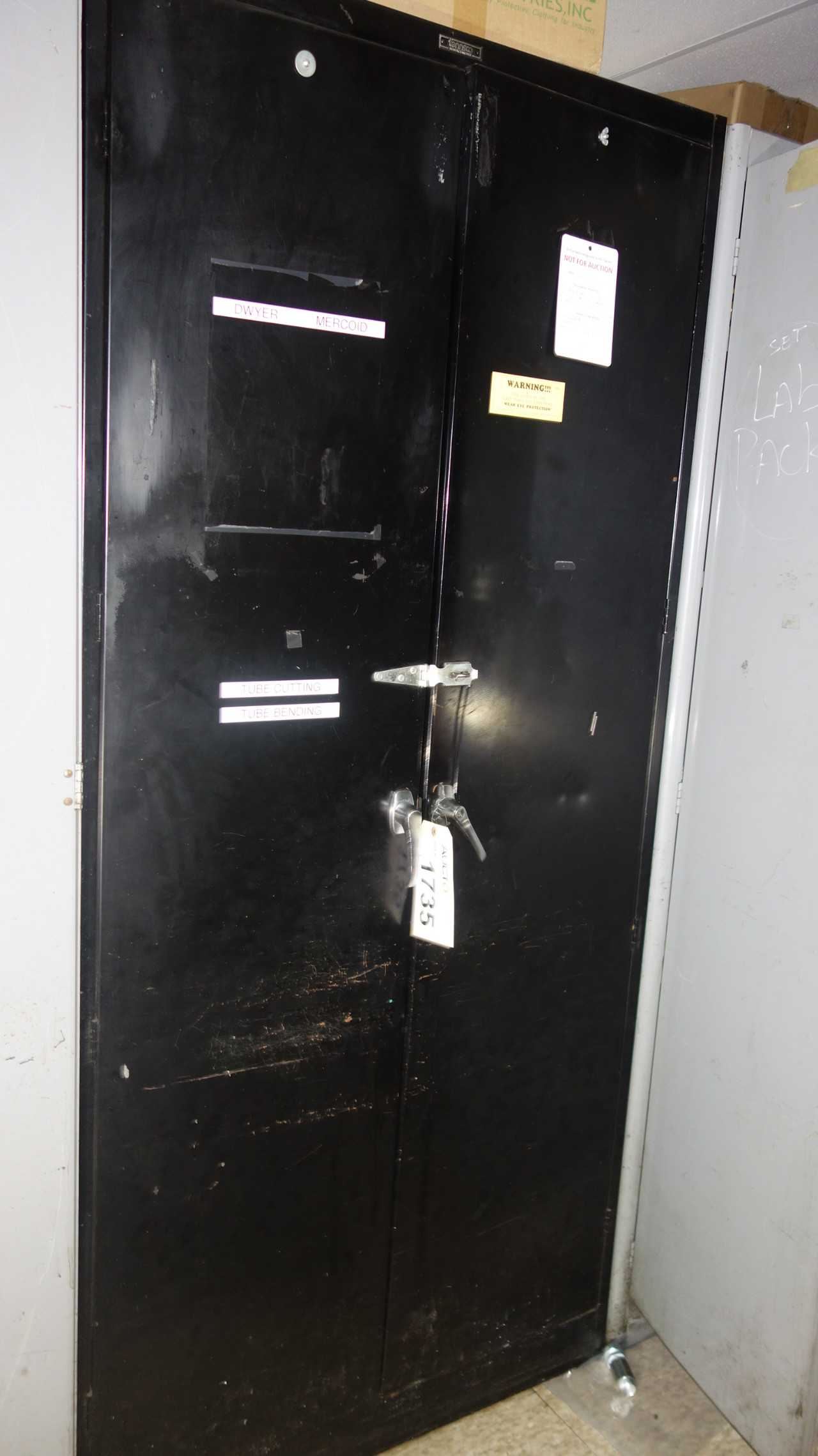 CABINET WITH CONTENTS, MRO, RELAYS, SWITCHES - INDUSTRIAL PARTS