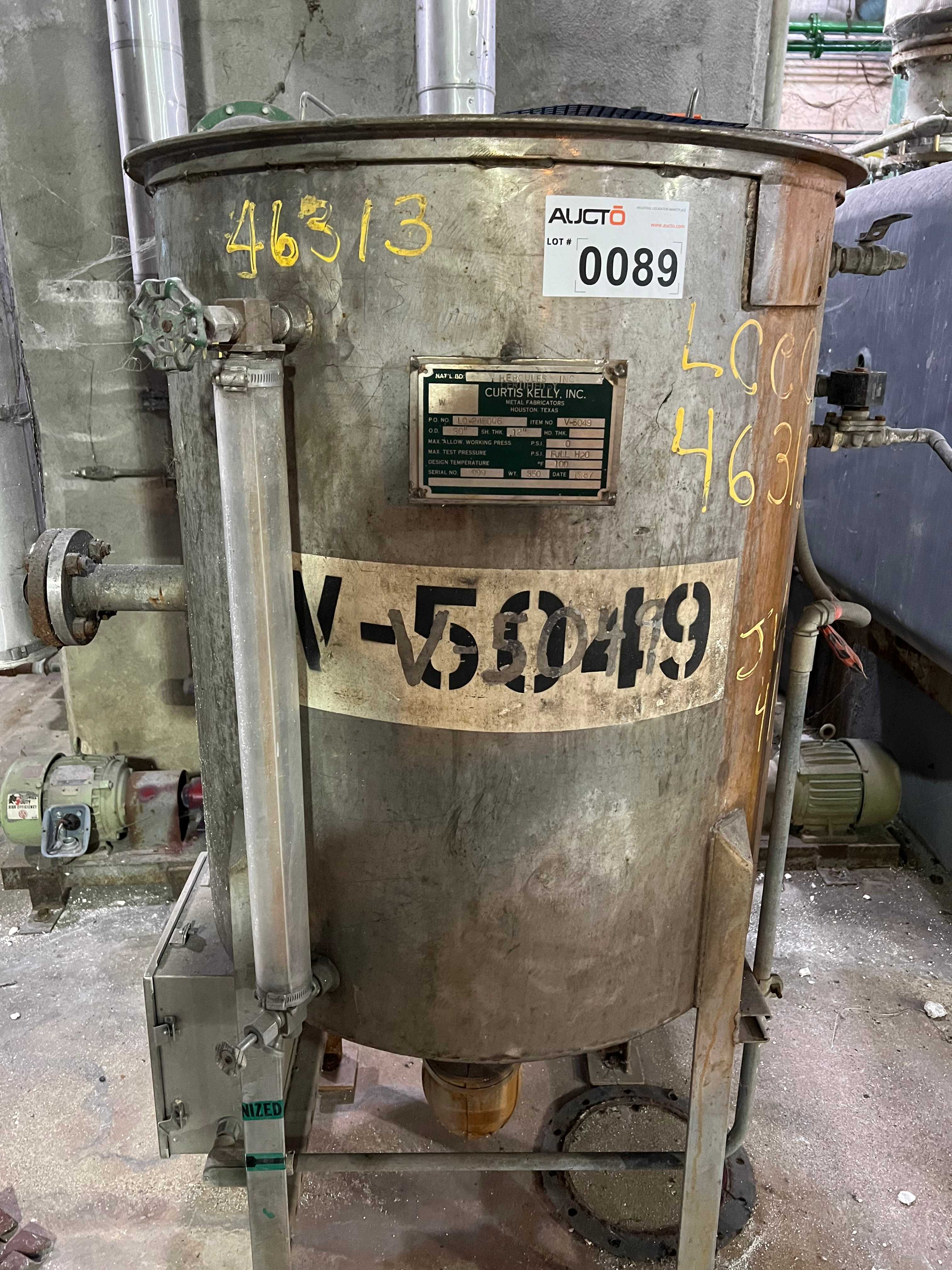 STEEL VAT - PROCESS EQUIPMENT STEEL VAT - PROCESS EQUIPMENT