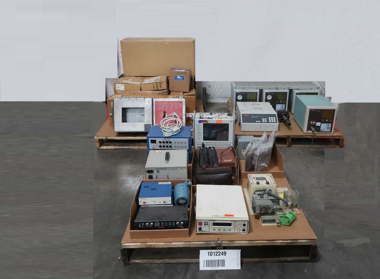3 PALLETS OF ASSORTED TESTING EQUIPMENT - METAL INSPECTION EQUIPMENT