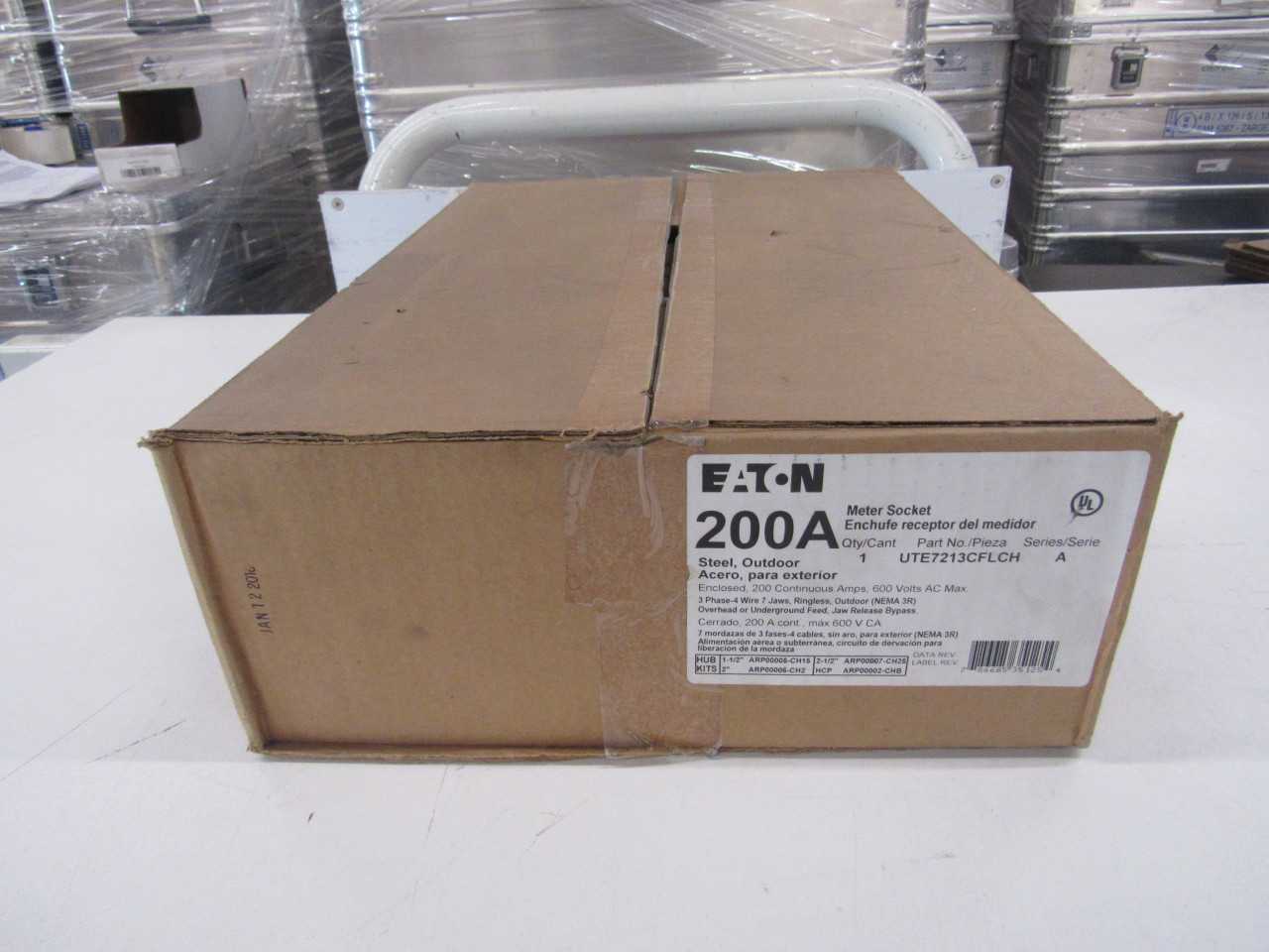 Lot of Quantity 1x UTE7213CFLCH Electrical Enclosures - ELECTRICAL ENCLOSURES