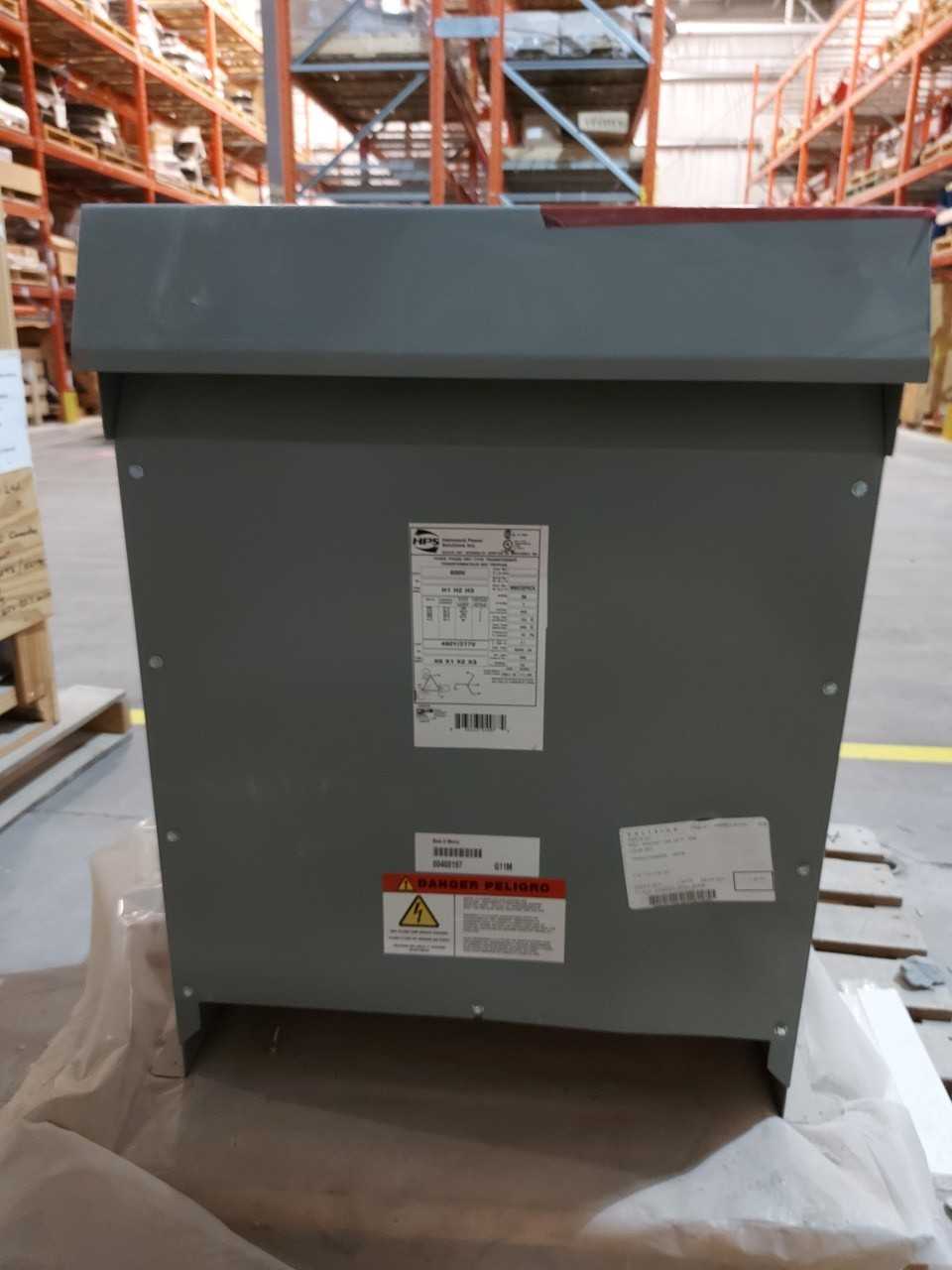 HAMMOND SOLUTIONS 600V-AC 480Y/277V 30 KVA DRY TYPE TRANSFORMER - CONTROL TRANSFORMERS