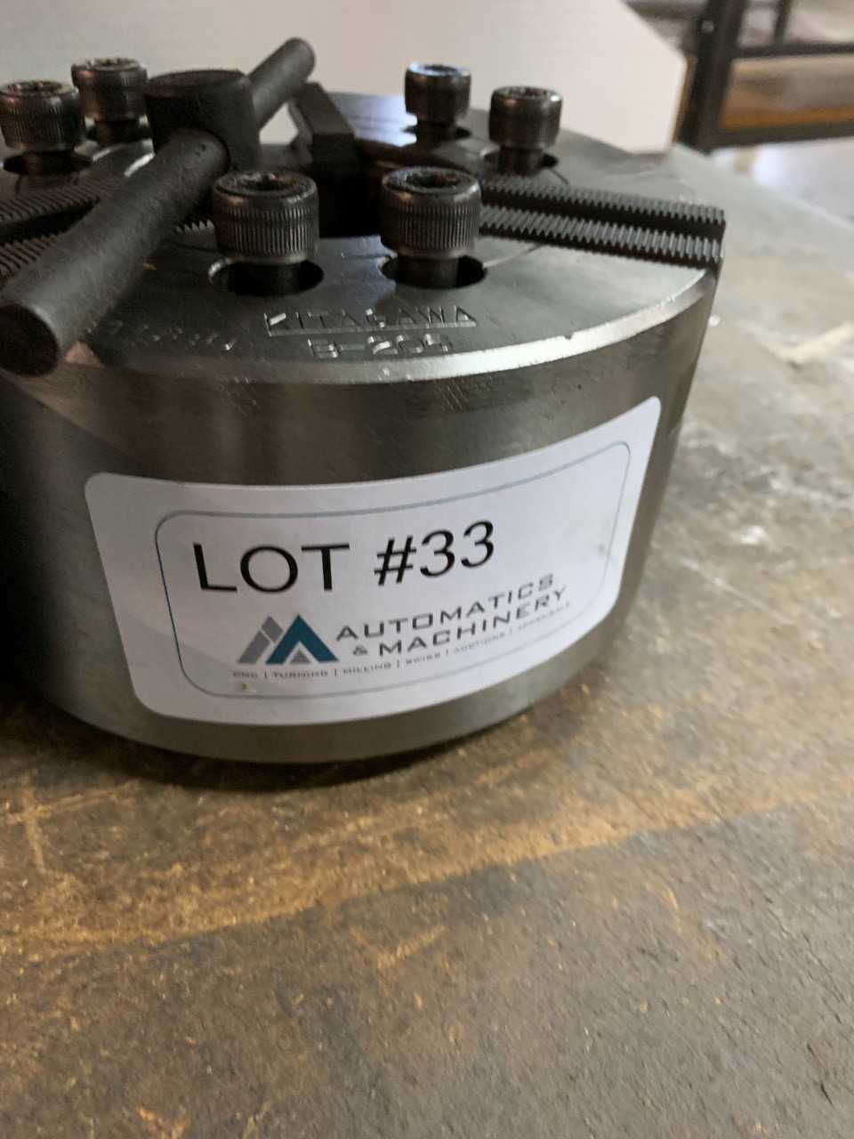 6 Inch Kitigawa 3 Jaw Chuck - LATHE PARTS 6 Inch Kitigawa 3 Jaw Chuck - LATHE PARTS