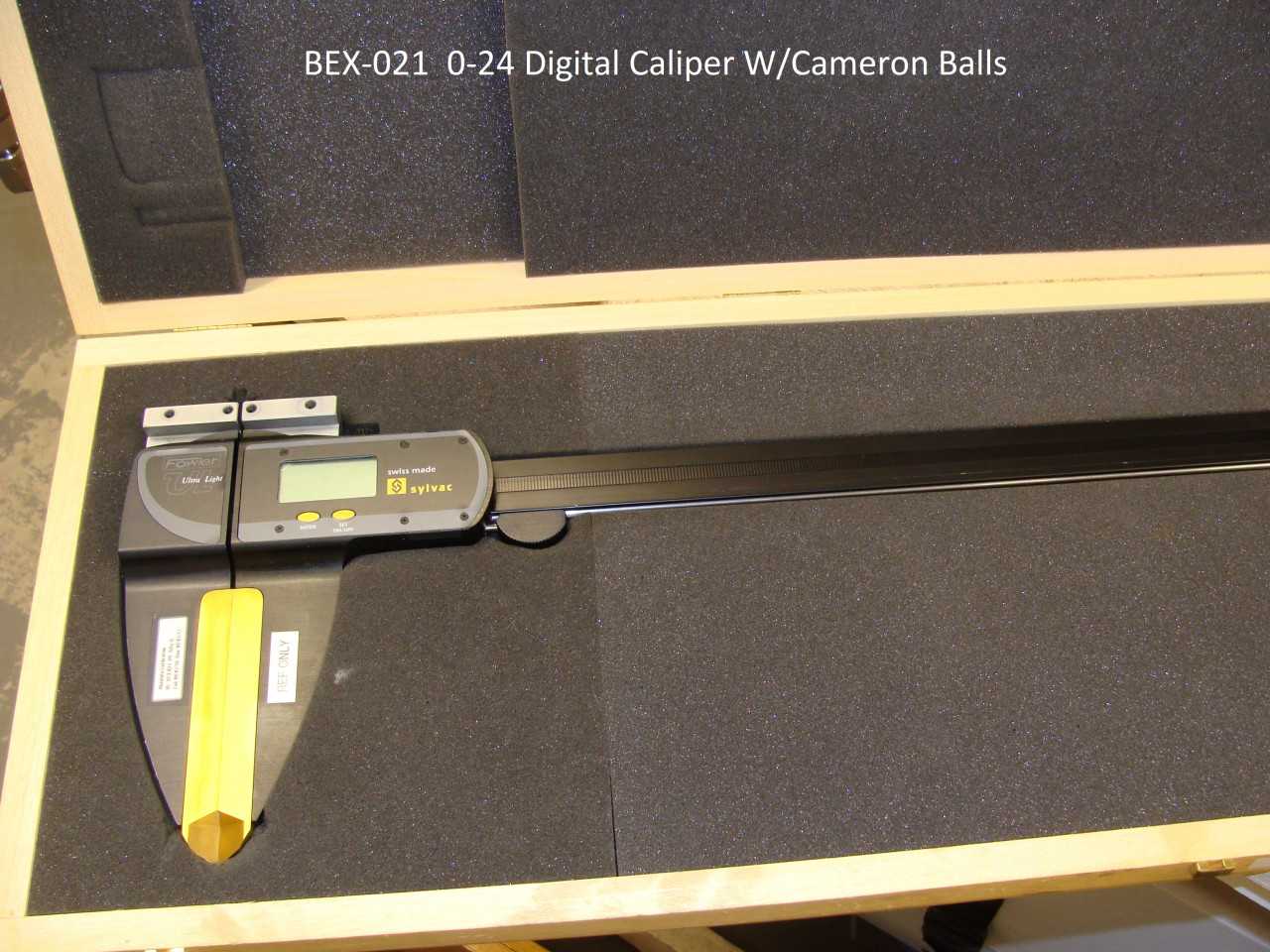 Fowler 0-24 Digital Caliper w/ Cameron Balls - ELECTRIC POWER TOOLS