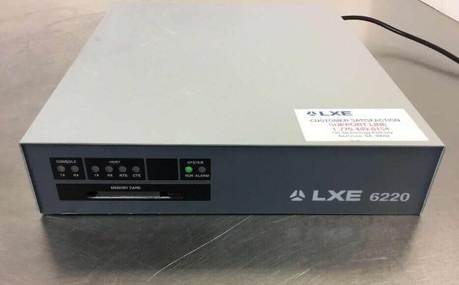 LXE 6220 SERIES BASE STATION TRANSCEIVER 100-240V - Used - Bench Tested - ELECTRICAL COMPONENTS