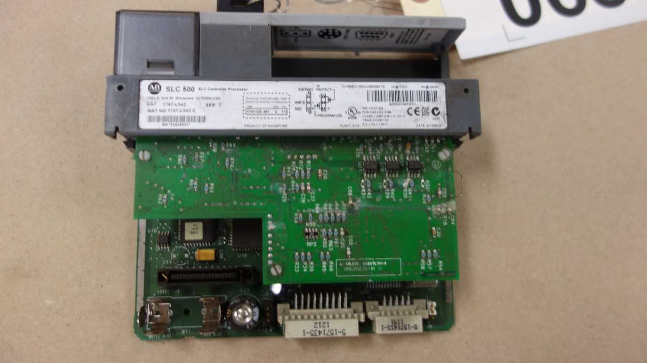 ALLEN BRADLEY SLC 500 1747-L542 CONTROLLER PROCESSOR - AUTOMATION & CONTROLS