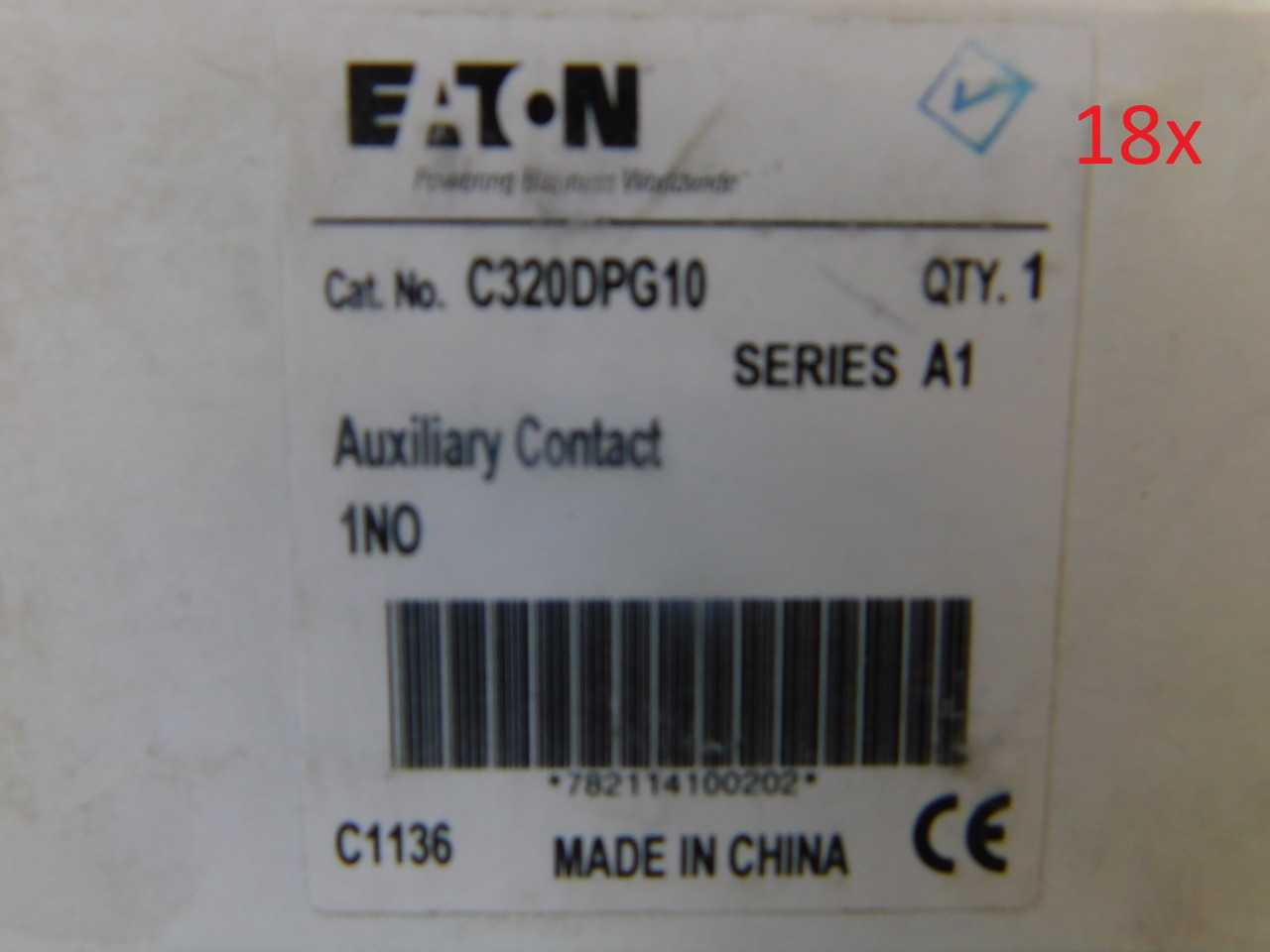 Lot of Quantity 18x C320DPG10 Aux Contacts - ELECTRICAL COMPONENTS Lot of Quantity 18x C320DPG10 Aux Contacts - ELECTRICAL COMPONENTS