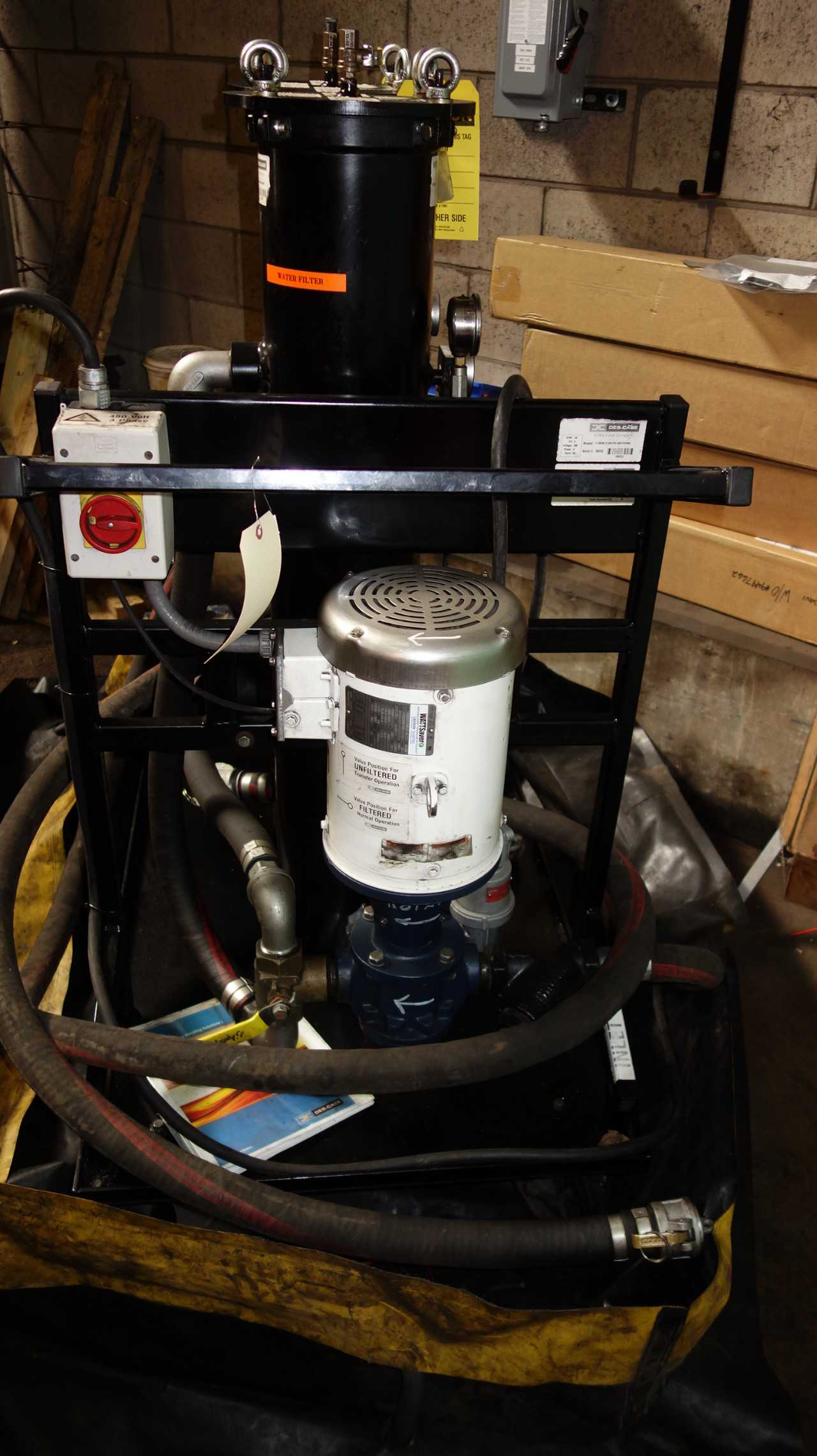 DES-CASE C-40500-2-636 FILTER CART 5HP GEAR PUMP - GEAR PUMP