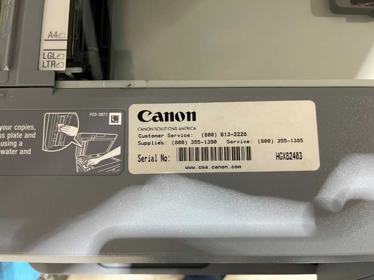 Cannon Image Runner 1730 Copier - MISCELLANEOUS