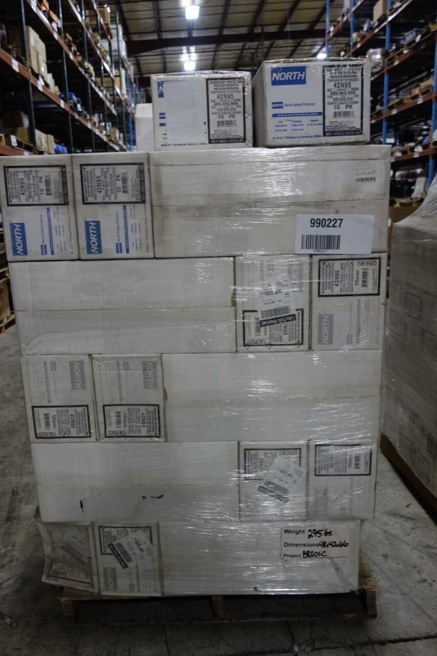 PALLET OF NORTH 42N95 RESPIRATORY PROTECTION - SAFETY EQUIPMENT