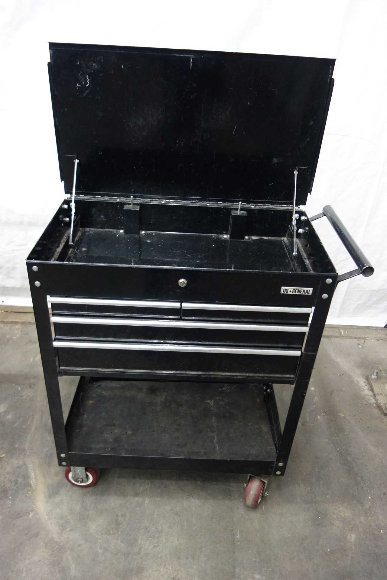 US GENERAL 4 DRAWER ROLL CART - ROLLING CARTS