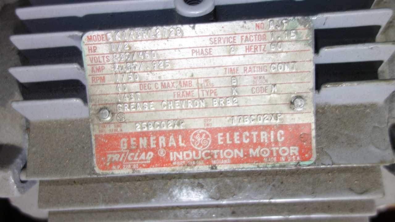 LAMSON 301M CENTRIFUGAL BLOWER 1/2HP 230/460V MOTOR - ELECTRIC MOTORS